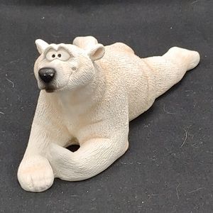 Vintage Polar Bear Chalkware Figurine